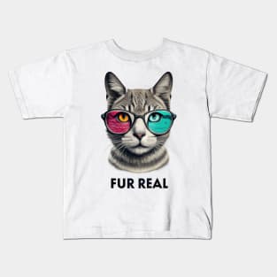 Fur Real Cat Kids T-Shirt